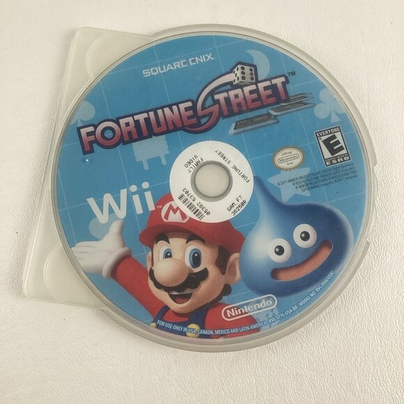 Nintendo Wii Super Mario Fortune Street Video Game Monopoly Square Enix - Picture 2 of 6